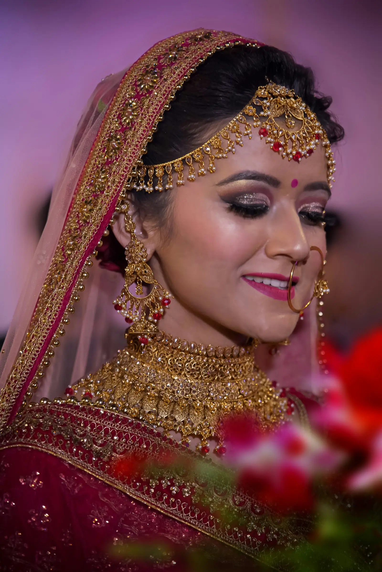 Soft glam bride