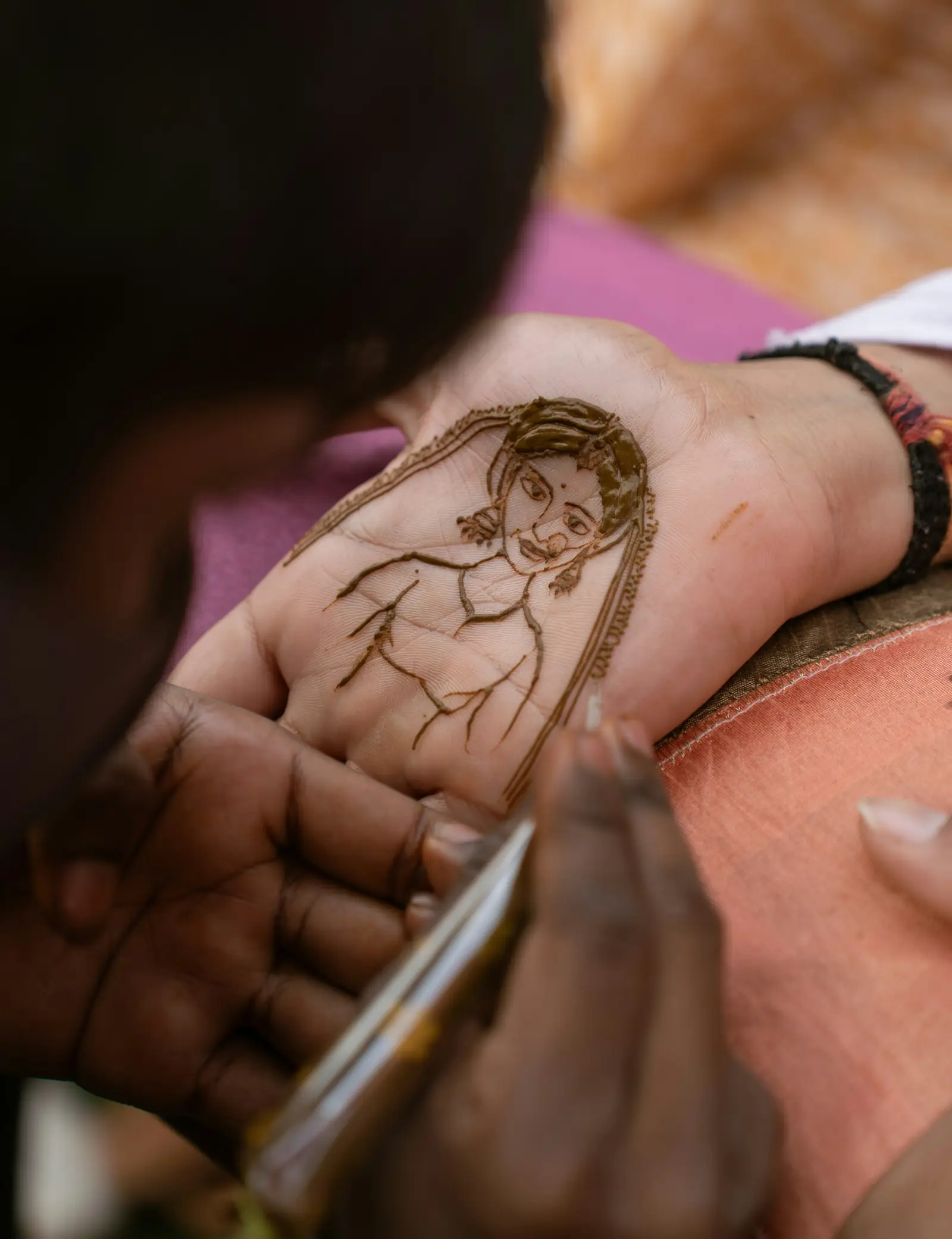 Portrait mehendi
